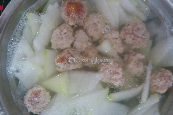 冬瓜猪肉丸汤的做法图解5