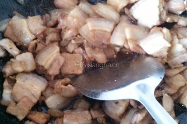 蒜香回锅肉的做法图解4