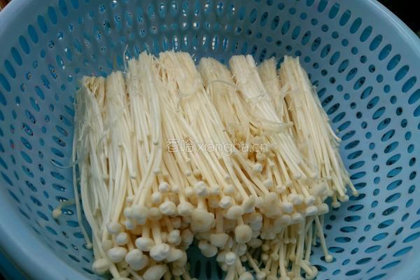 凉拌金针菇―JIARU 的做法图解1