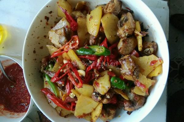 干锅土豆鸡的做法图解9