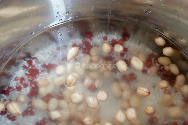 红豆花生粥的做法图解7