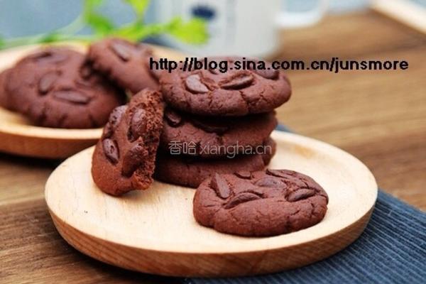 黑巧克力饼干的做法图解3
