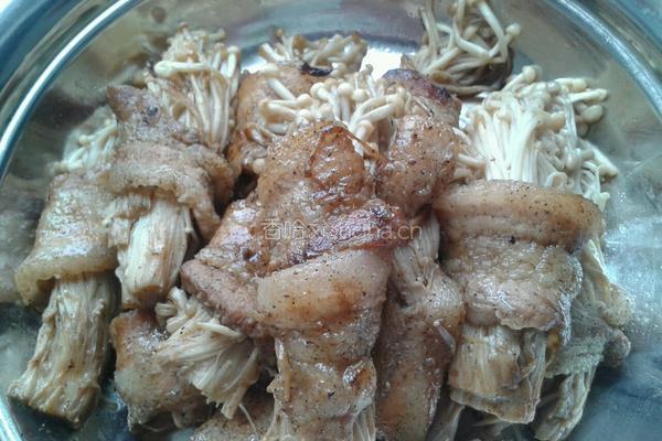 金针五花肉的做法图解5