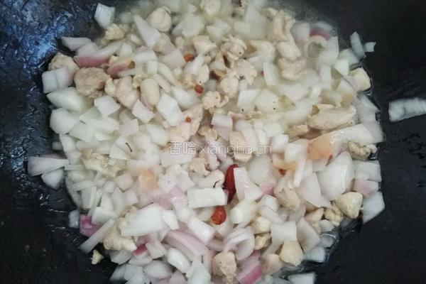 洋葱鸡腿香菇酱的做法图解5