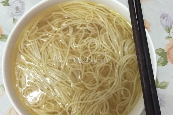 鸡汤龙须面的做法图解5