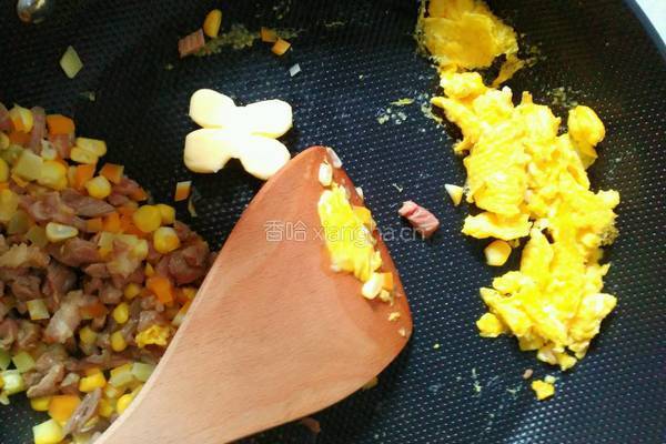 牛油蛋炒饭的做法图解4