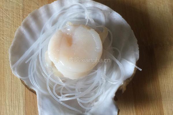 蒜蓉粉丝蒸扇贝的做法图解7