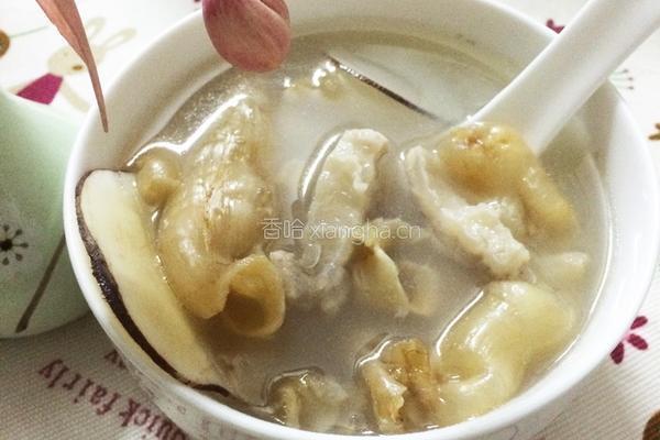 花胶海底椰瑶柱排毒汤的做法图解5