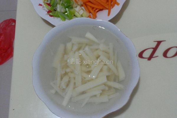 炒双丝的做法图解1