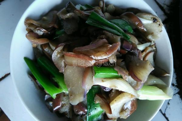 葱炒茄子的做法图解4