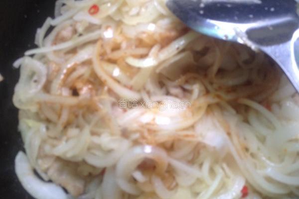 肉片炒洋葱的做法图解9