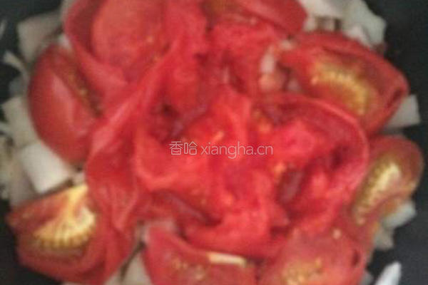 莲藕番茄饭的做法图解6