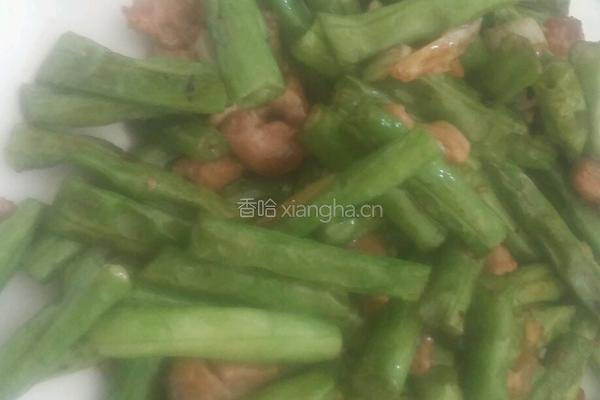 瘦肉炒长豆的做法图解6