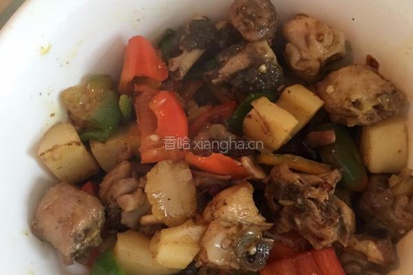 香炒藕丁鸡的做法图解14