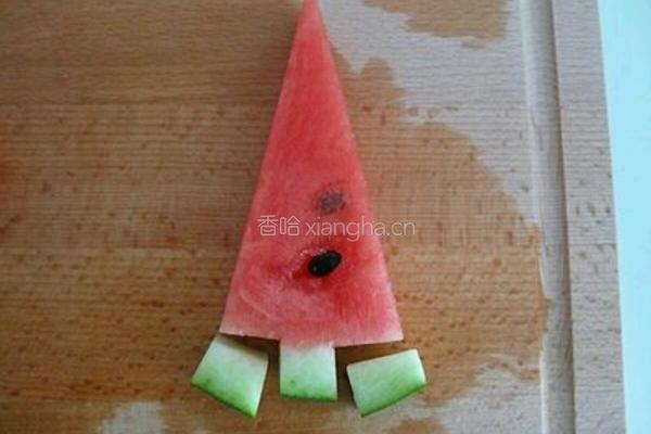 像小树一样的西瓜的做法图解2