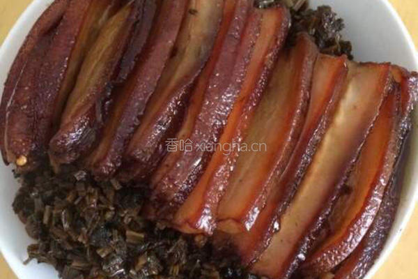 梅菜扣肉的做法图解15