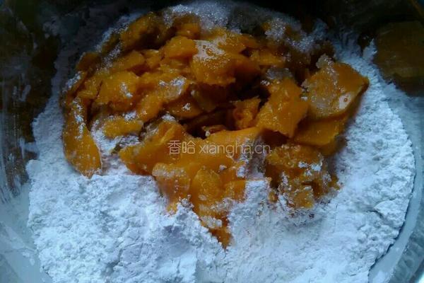 甜糯南瓜饼的做法图解4