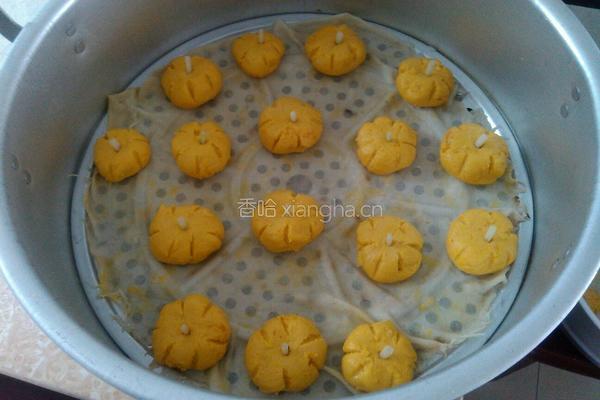 甜糯南瓜饼的做法图解8