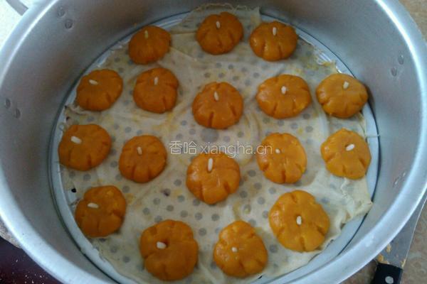 甜糯南瓜饼的做法图解9