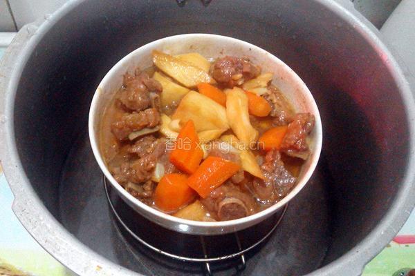 排骨蒸茭白的做法图解6