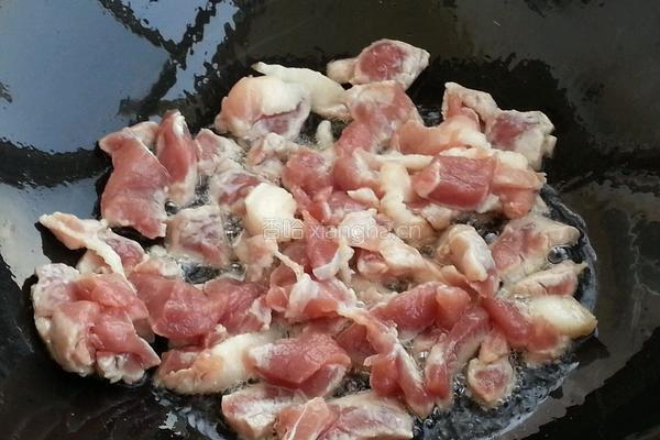 子姜炒肉的做法图解2