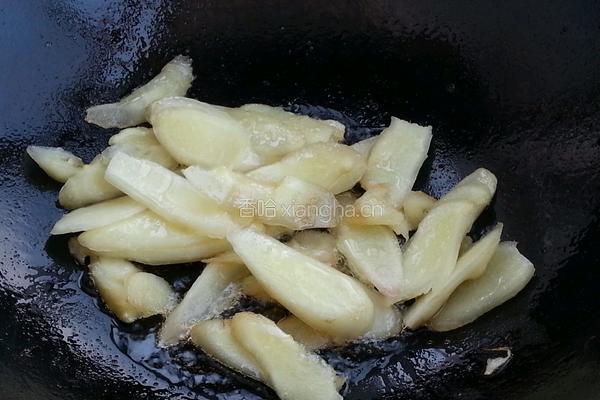 子姜炒肉的做法图解3