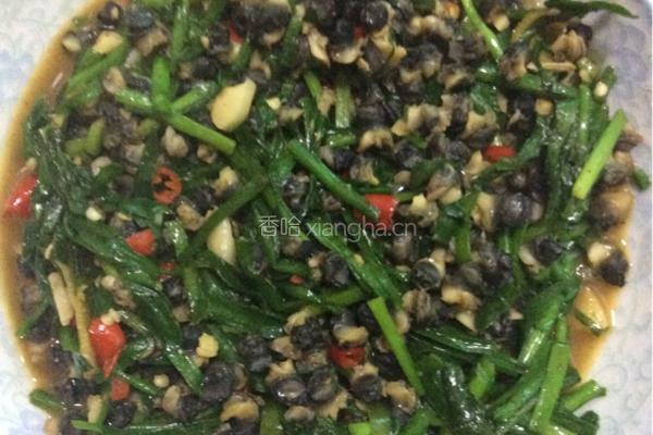 韭菜炒螺丝肉的做法图解7