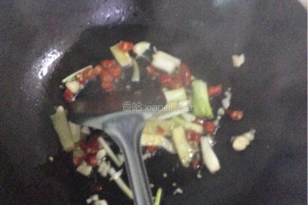 香葱炒虾的做法图解2