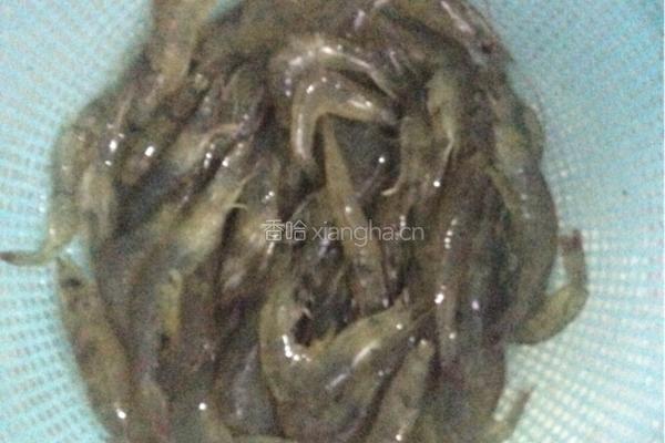 香葱炒虾的做法图解1