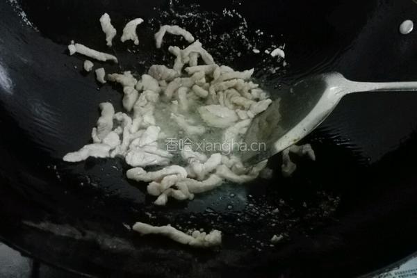 瘦肉炒嫩姜的做法图解3