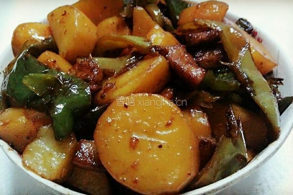 青椒焖土豆的做法图解4