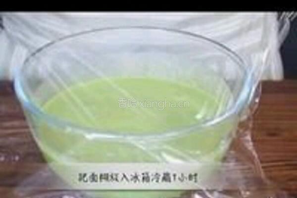 抹茶千层蛋糕的做法图解4
