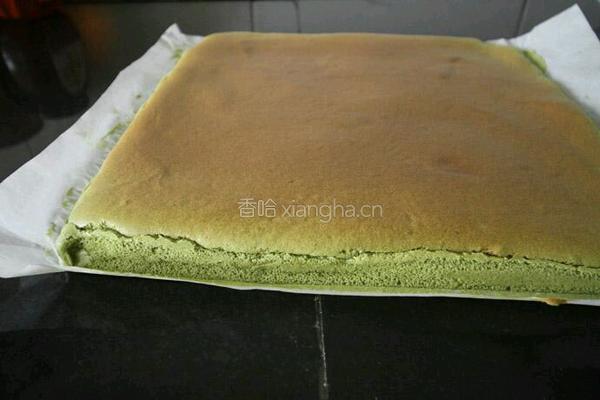 红豆抹茶舒芙蕾蛋卷的做法图解10