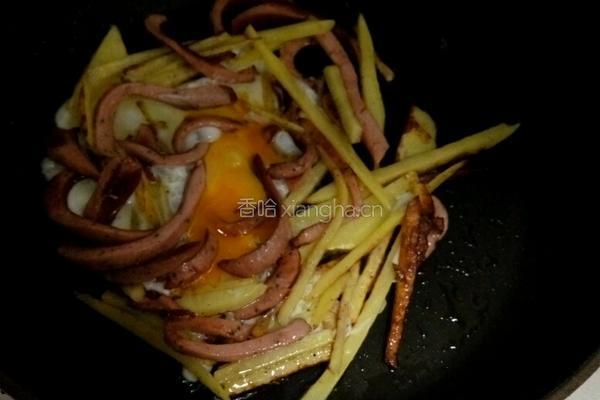 土豆香肠饼