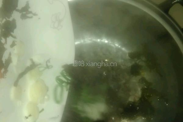 紫菜汤的做法图解3