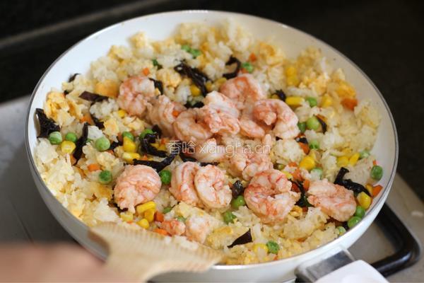 虾仁儿炒饭的做法图解7