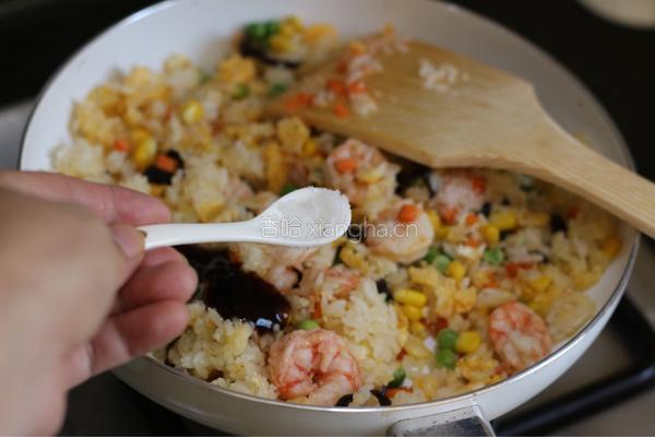 虾仁儿炒饭的做法图解8
