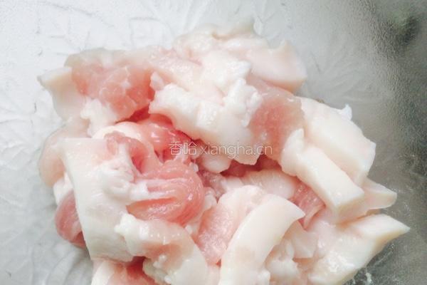 香芹茶干炒肉丝的做法图解3