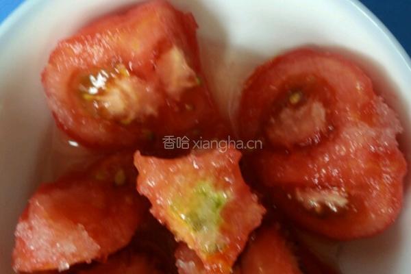 凉拌番茄的做法图解3