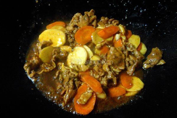 肉片炒茭白的做法图解6