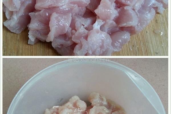 蒜蓉豇豆腐竹炒肉片的做法图解5