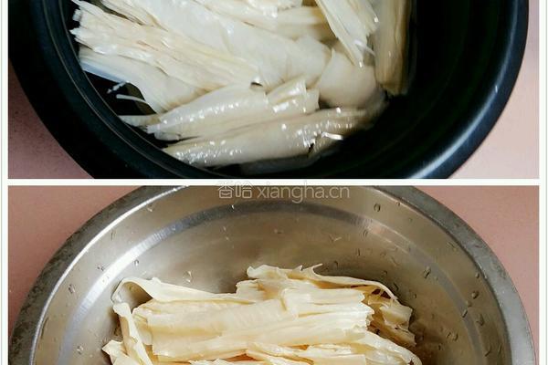 蒜蓉豇豆腐竹炒肉片的做法图解7