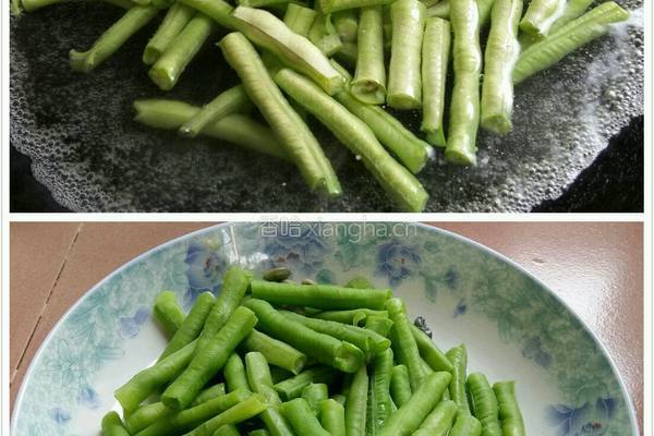 蒜蓉豇豆腐竹炒肉片的做法图解8