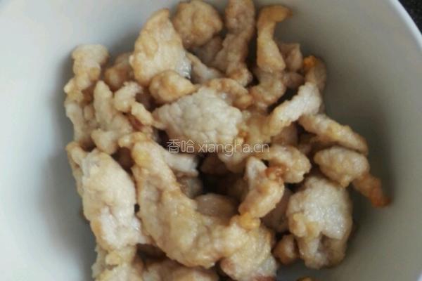 锅巴肉片的做法图解3