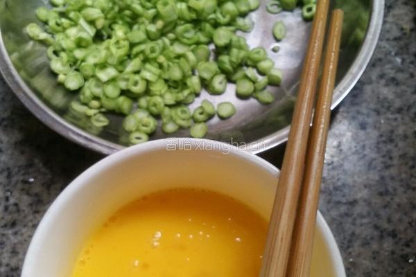 豆角炒蛋的做法图解2