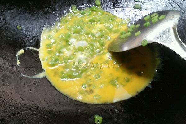 豆角炒蛋的做法图解4