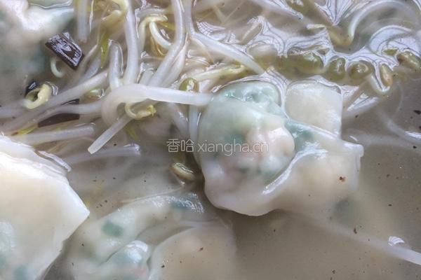 豆芽烧韭菜肉饺的做法图解8