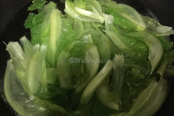 蚝油生菜的做法图解2