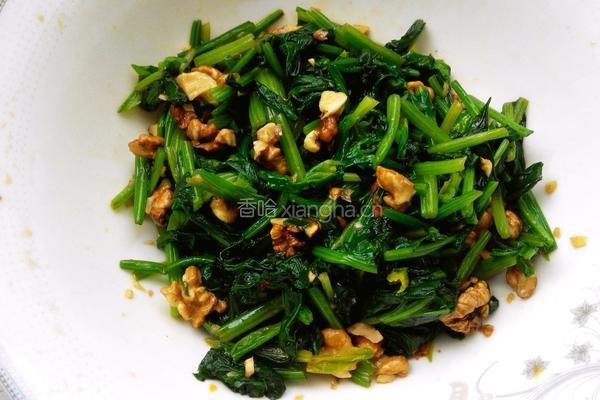 核桃仁拌菠菜的做法图解14