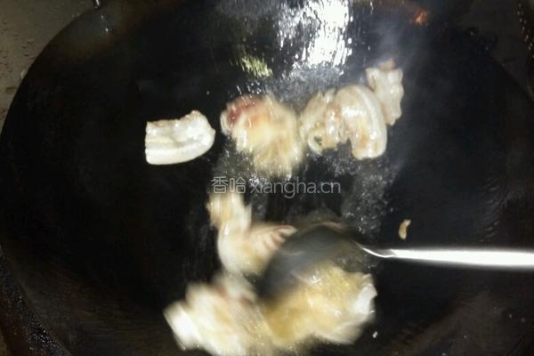 湘式小炒五花肉的做法图解3